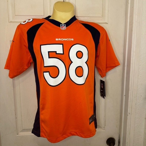 New Denver Miller On Field NFL Jersey- Von Miller #58 Youth Size L (14-16) - Picture 3 of 15